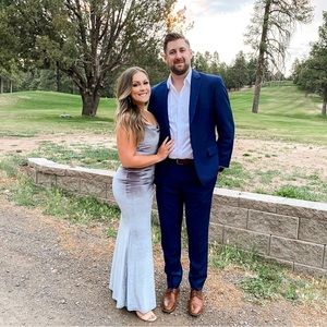 Quiz Velvet Spaghetti Strap Cowl Neck Dress